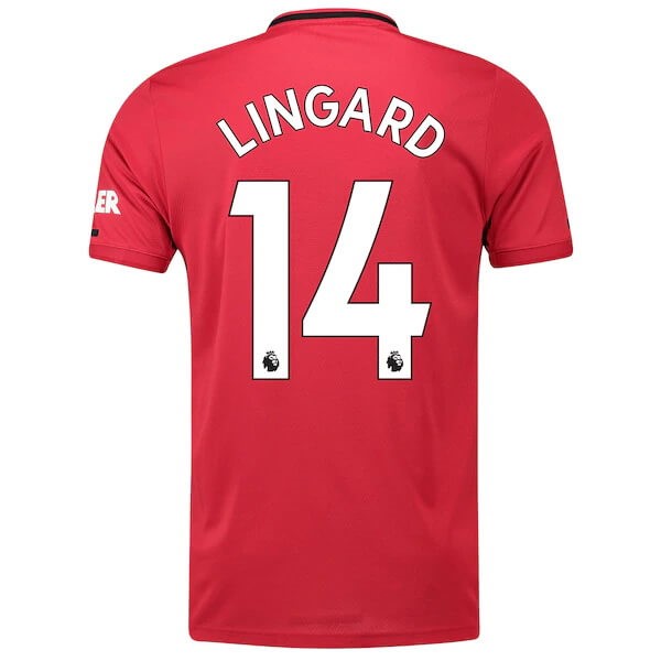 Camiseta Manchester United NO.14 Lingard 1ª Kit 2019 2020 Rojo